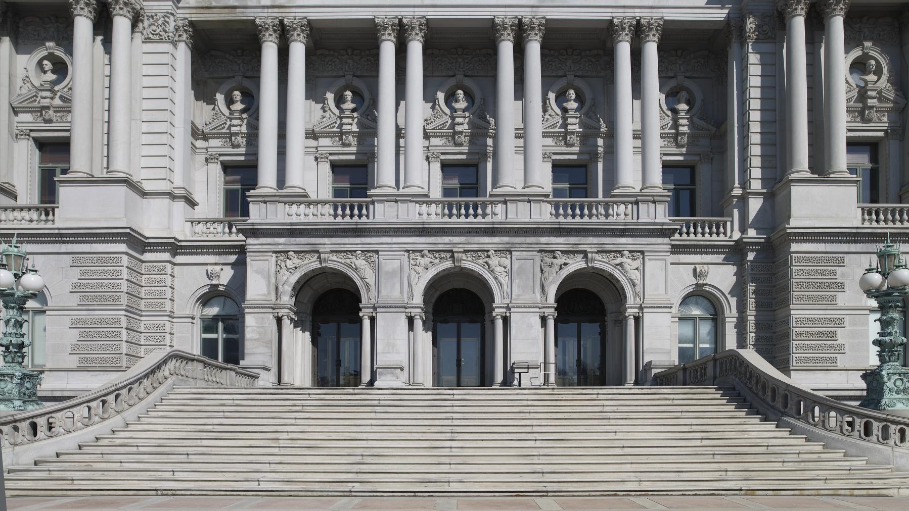 The Library of Congress Thomas Jefferson Building in Washington, D.C.
